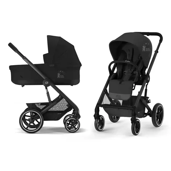 Детская коляска Cybex Balios S Lux BLK 2 в 1 Moon Black