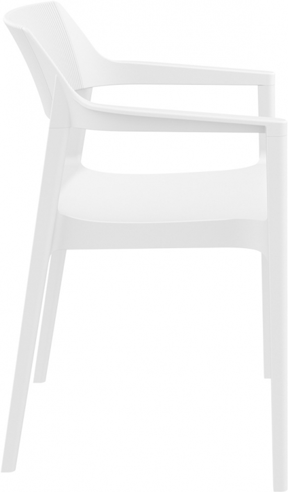 Кресло пластиковое Siesta Contract Tulum, белый