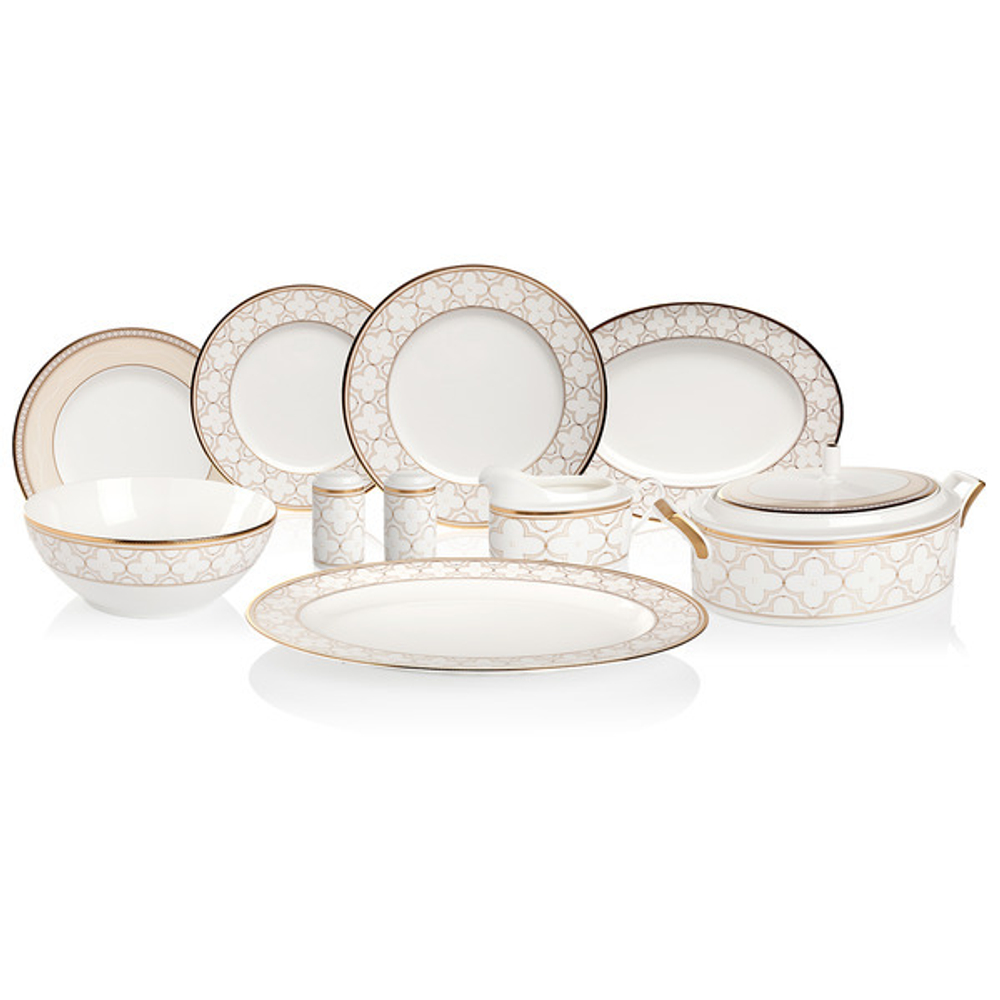 Сервиз столовый на 6 персон 24 предмета Noritake Трефолио