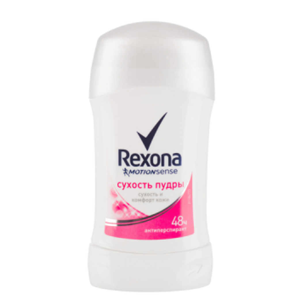 Rexona Дезодорант-антиперспирант стик Сухость пудры, 40 мл