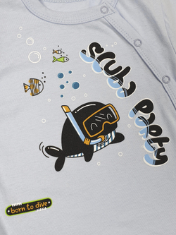 042-121-4 Полукомбинезон(боди) для мальчика