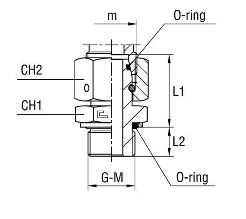 Штуцер FNH DL10 14х1.5