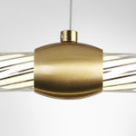 8010/50L LEDIO LN25 золото/прозрачный металл/акрилл Подвесной светильник LED 50W 220V 4000K TWINKLE