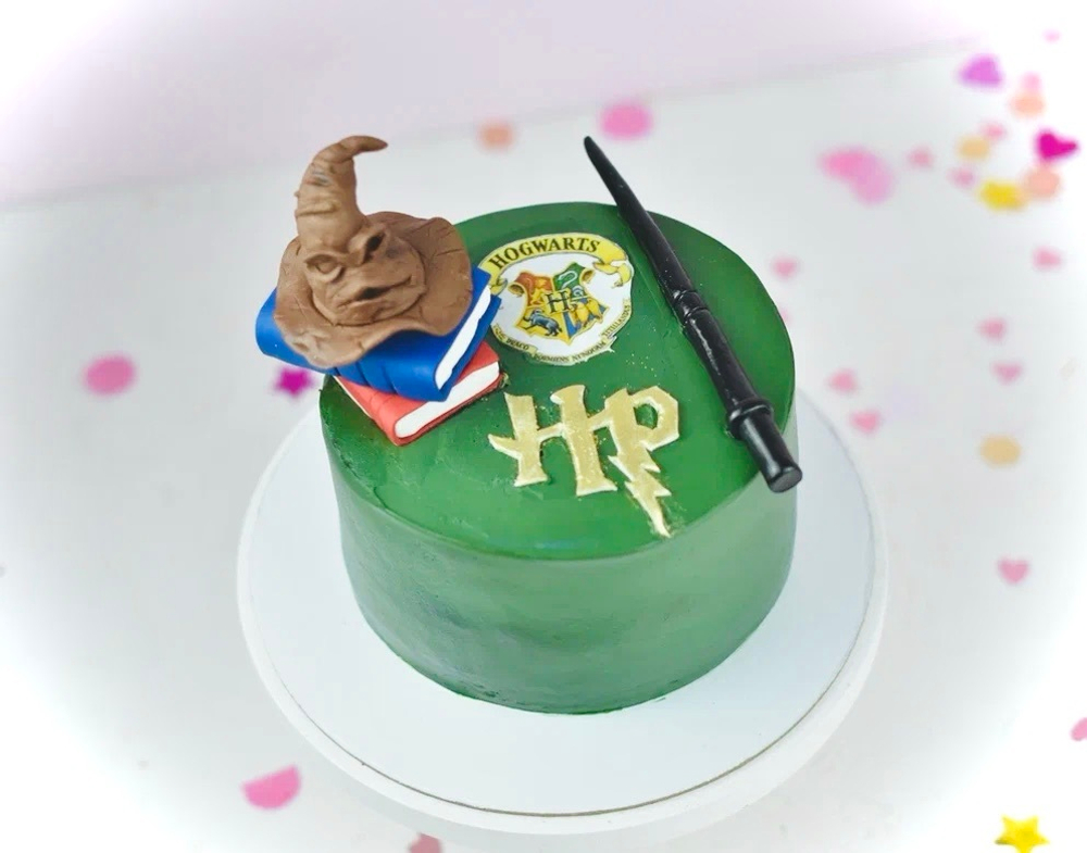 Торт для фанатов Гарри Поттера с фотопечатью🪄