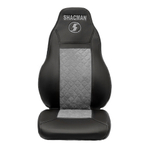 Чехлы Shacman F-3000 (экокожа, черный, серая вставка)