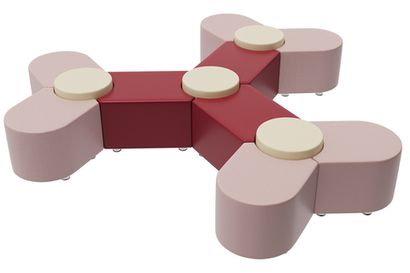Модульный диван пуф Молекула