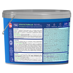 Краска ТЕКС ПРОФИ моющаяся для стен и потолков, глубокоматовая, база А (9л)