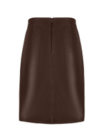 Юбка шоколадного цвета