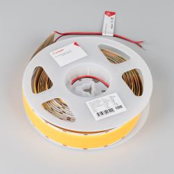 Светодиодная лента COB-X1600-30mm 24V Warm3500 (40 W/m, IP20, 5m) (Arlight, CRI>90) 052222
