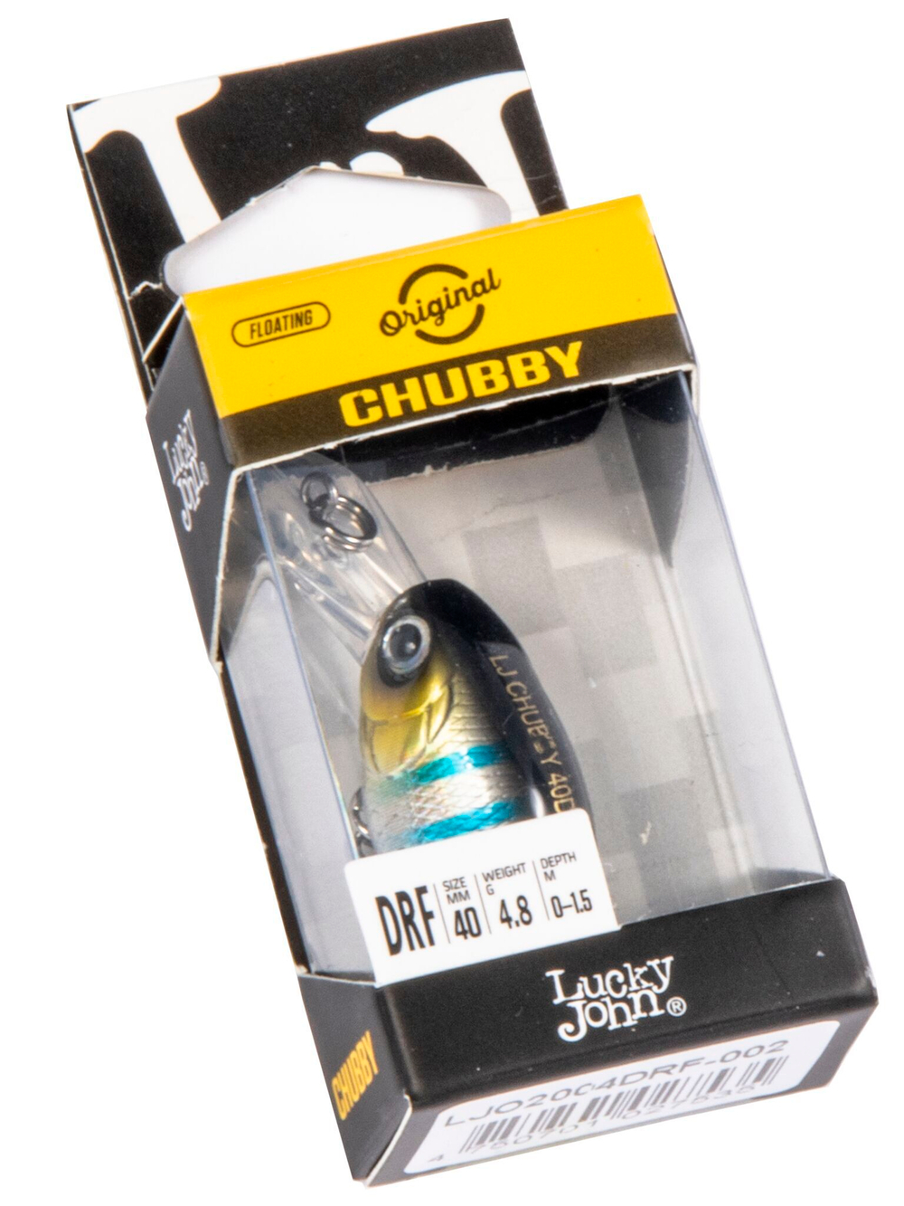 Воблер Lucky John CHUBBY 4DRF, цвет 002