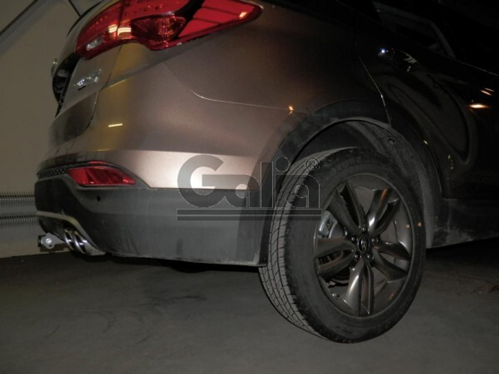 Фаркоп оцинкованный Galia H091C для Hyundai Santa Fe 2012-2018, Kia Sorento 2012-2015, 2015-(паспорт и сертификат в комплекте)(без электрики)