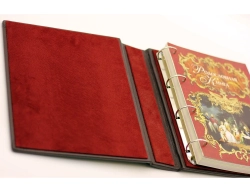 Родословная книга "Дворянская" в обложке из натуральной кожи