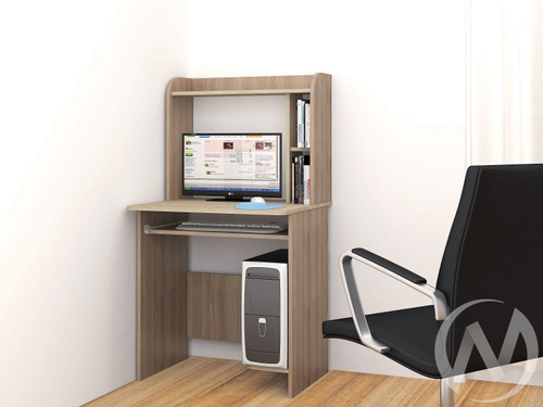 Стол компьютерный Грета-1 (ясень шимо/дуб сонома)