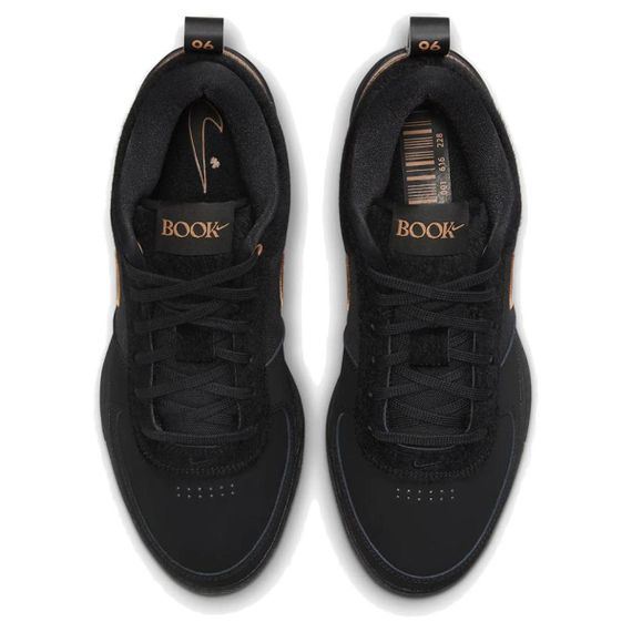NIKE Book 1 Баскетбольные кроссовки Низкие Черные Мужские