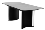 Стол М-City DISAUR Расмус (Rasmus) 160 Tl-45 Белый мрамор, Испанская керамика, Черный