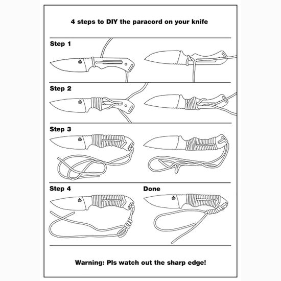 Нож QSP QS124-B Workaholic SK03 с клинком из стали Böhler N690, рукоять микарта