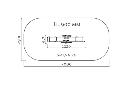 Качели-балансир “Колобок”