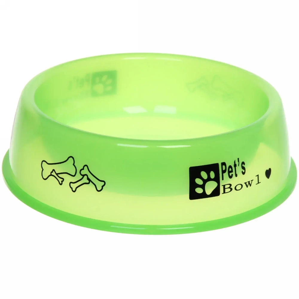 Миска пластиковая «Мр. Декстер», цвет зеленый, 18*5,5см /450мл