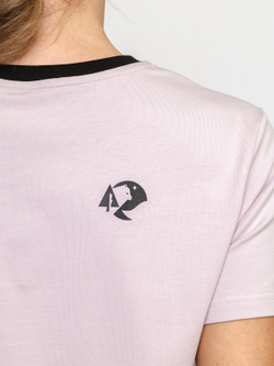 Футболка "НОХО" женская, цвет "Полярная роза"