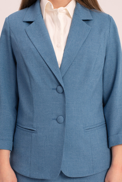 Жакет женский 3736зпб, Деним #38Ден043736зпб