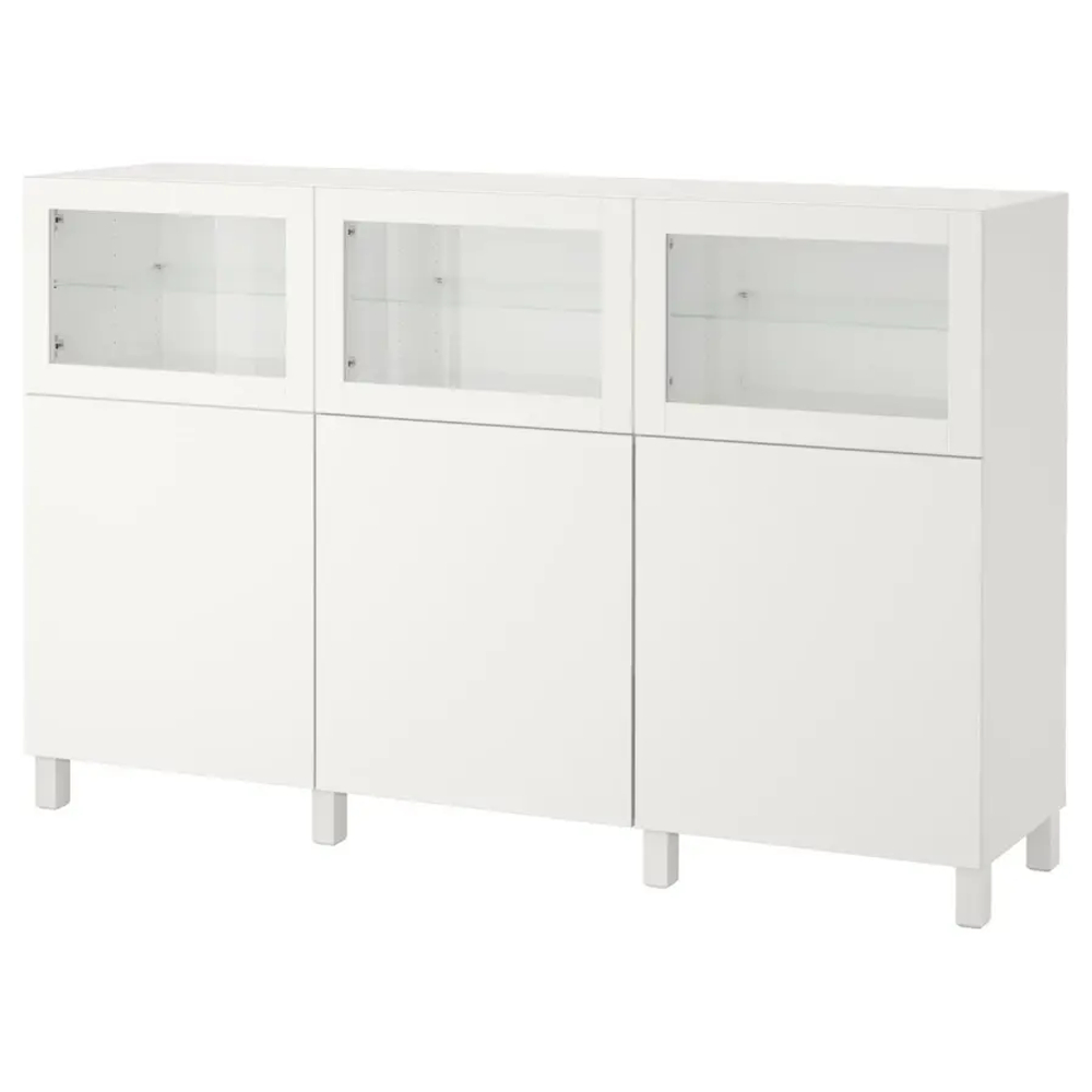 Комбинация для хранения - IKEA BESTÅ/BESTA/ БЕСТА/БЕСТО ИКЕА, 180x42x112 см, белый
