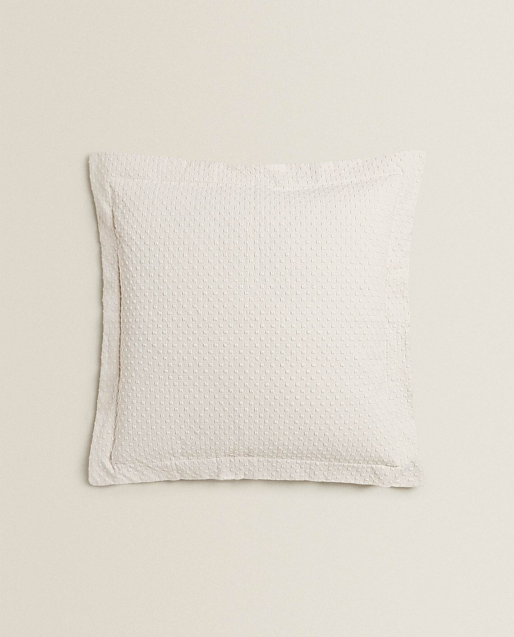 ZARA HOME ЧЕХОЛ ДЛЯ ДЕКОРАТИВНОЙ ПОДУШКИ С УЗОРОМ, БЕЖЕВЫЙ