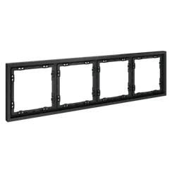 Рамка пластиковая VOLTUM S70 на 4 поста, (графит) vls100407