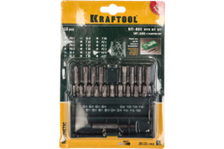 KRAFTOOL  Expert с магнитным адаптером 18 шт, Набор бит (26131-H18)