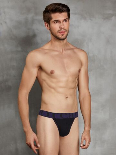 Мужские трусы-стринги Doreanse Ribbed Modal (Размер: S) (Цвет: черный)