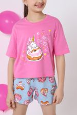 Пижама для девочки Единопончик-3 Виотекс РОЗОВО-ГОЛУБОЙ