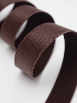 Резинка бретелечная шоколад глянцевая ширина 15 мм