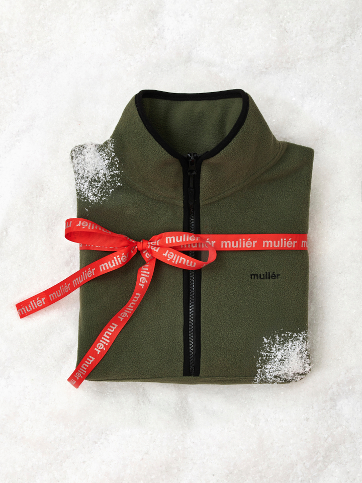 Анорак флисовый хаки