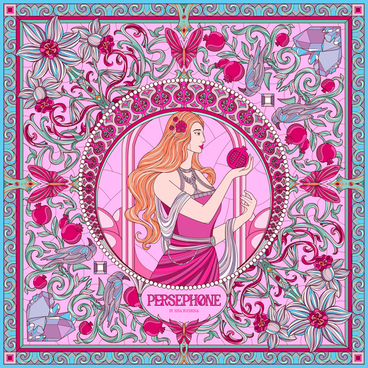 Платок «Богиня Персефона»
