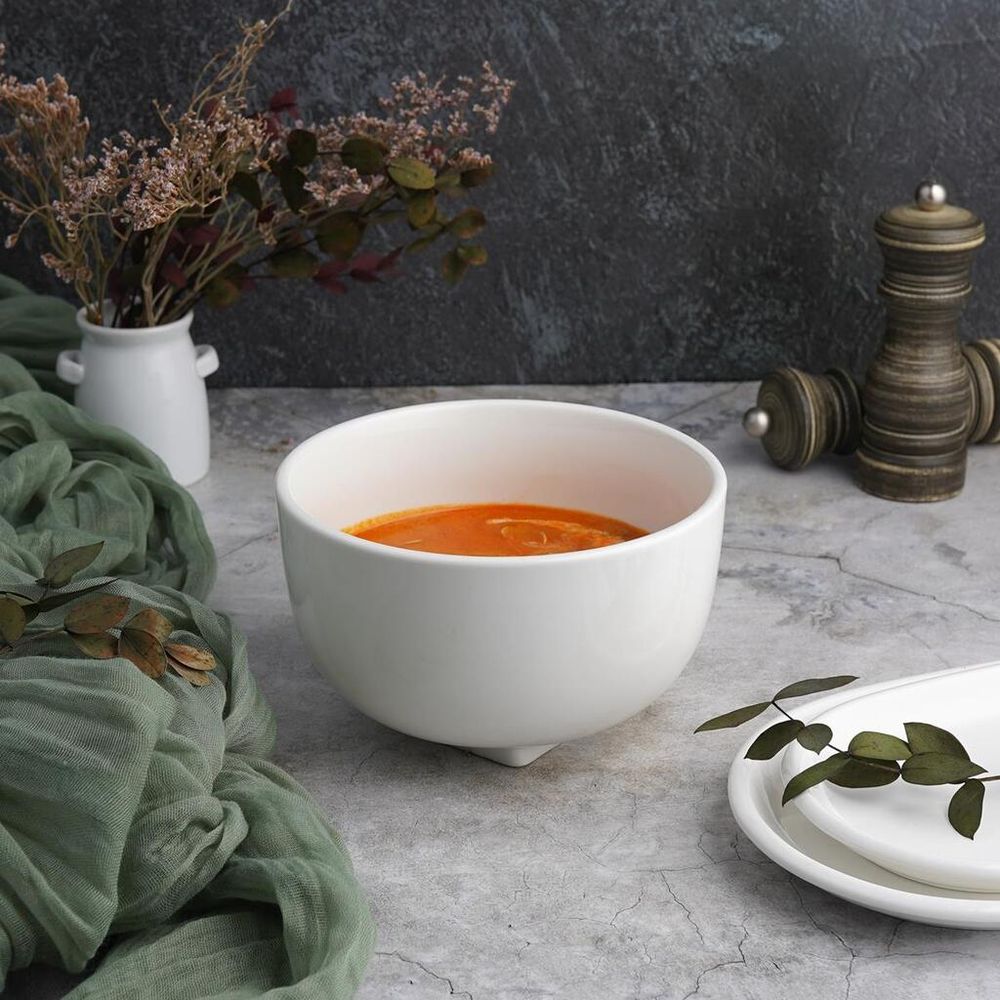 Салатник 900 мл d 15,3 см h9,2 см белый фарфор P.L. Proff Cuisine [6]