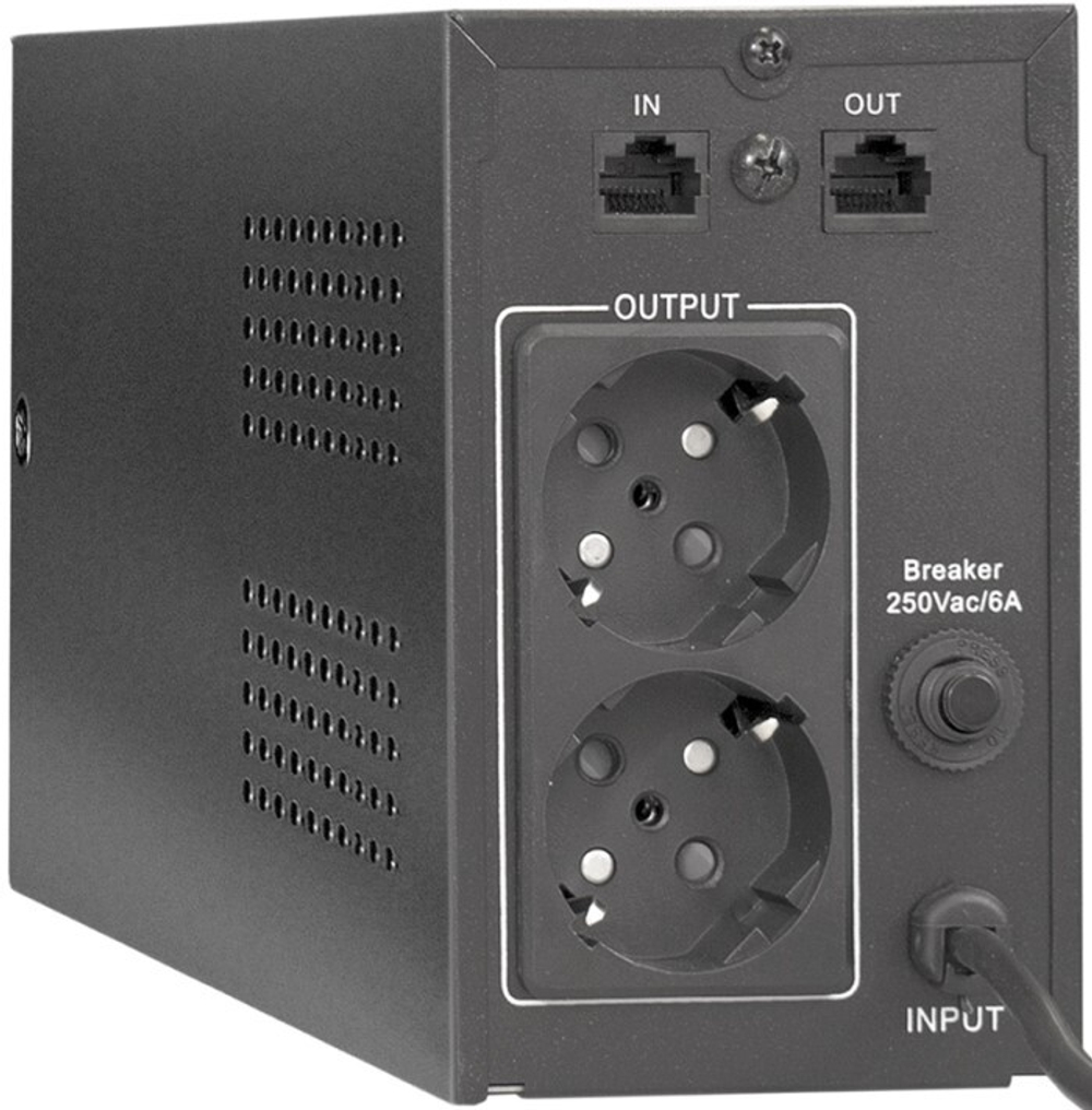 Источник бесперебойного питания  Exegate Power Back BNB-850.LED.AVR.EURO.RJ