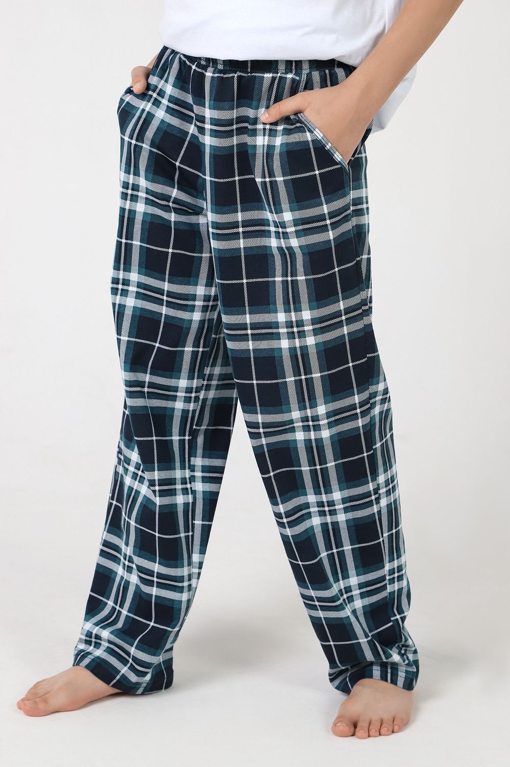 Брюки для мальчика Патрик-1 Виотекс КЛЕТКА ПЕТРОЛЬ