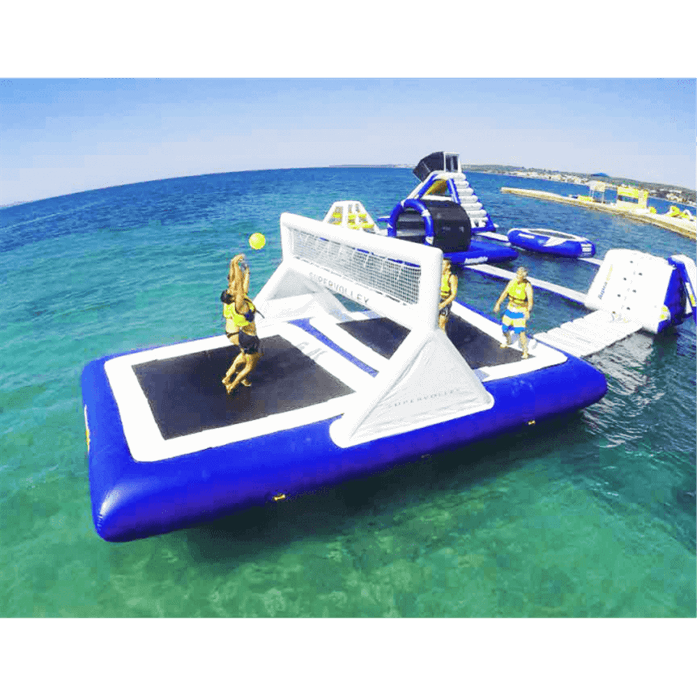 Надувной водный батут «Морской корт», 5×2,5×1м