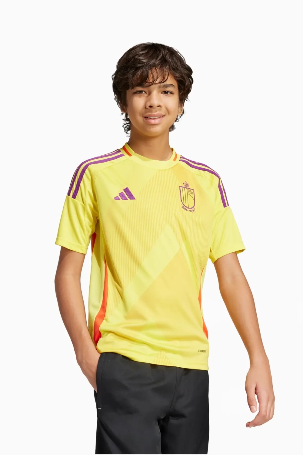 Футболка adidas Belgium 2025 Away Junior - желтый