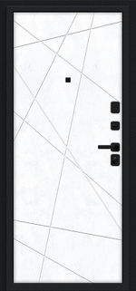 Граффити-5/SBlack Букле черное/Snow Art 205*96 правое