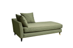 Диван Garda Decor-Кушетка Сорренто (Sorrento) правая велюр оливковый Colt1002-OLIV 180*98*88 см