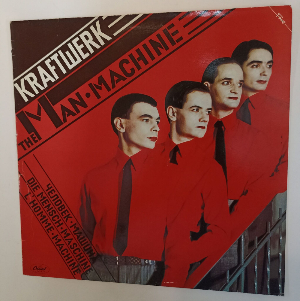 Винтажная виниловая пластинка LP Kraftwerk The Man Machine (UK 1985)