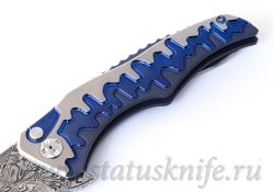 Нож Damasteel Flipper Custom Brian Tigheфотография - 3