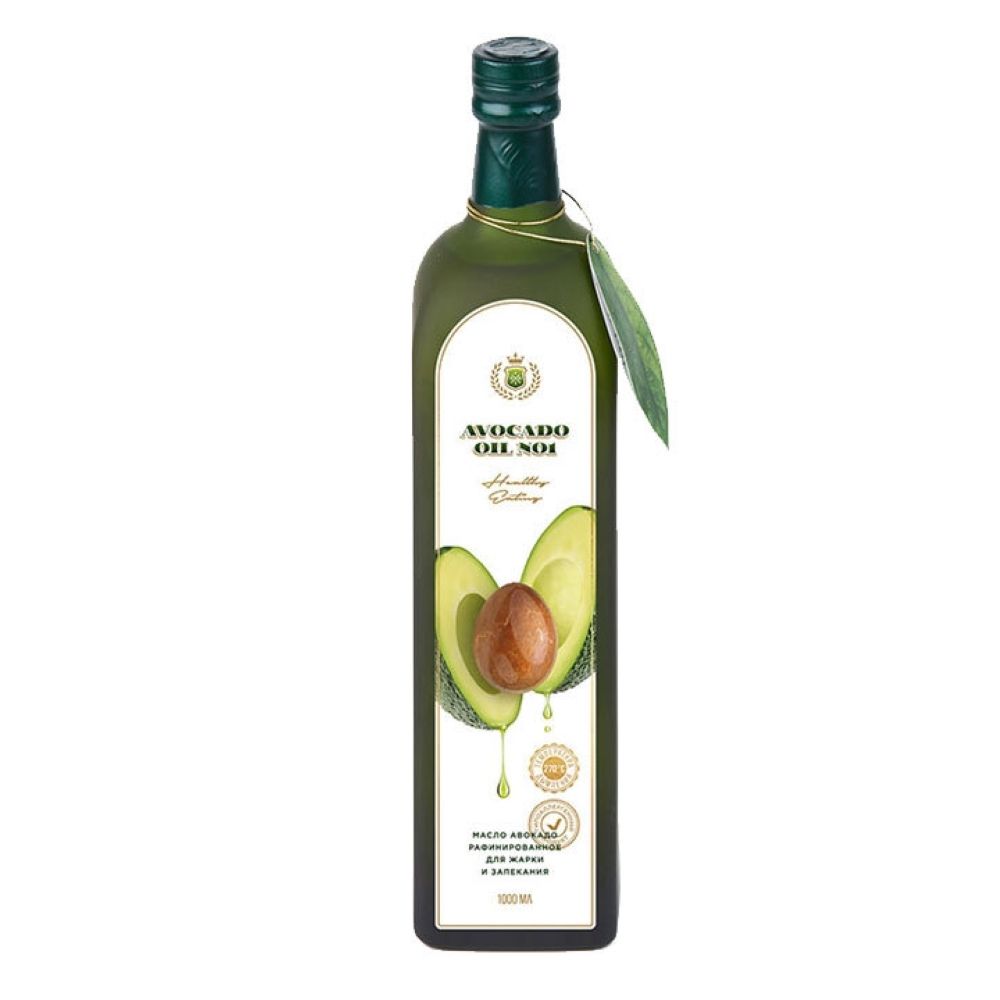 Avocado oil №1 Масло авокадо рафинированное для жарки 1 л 2 шт