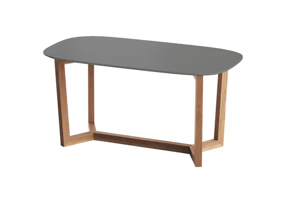 Стол обеденный Cross 2 160*85 см (серый, бук)