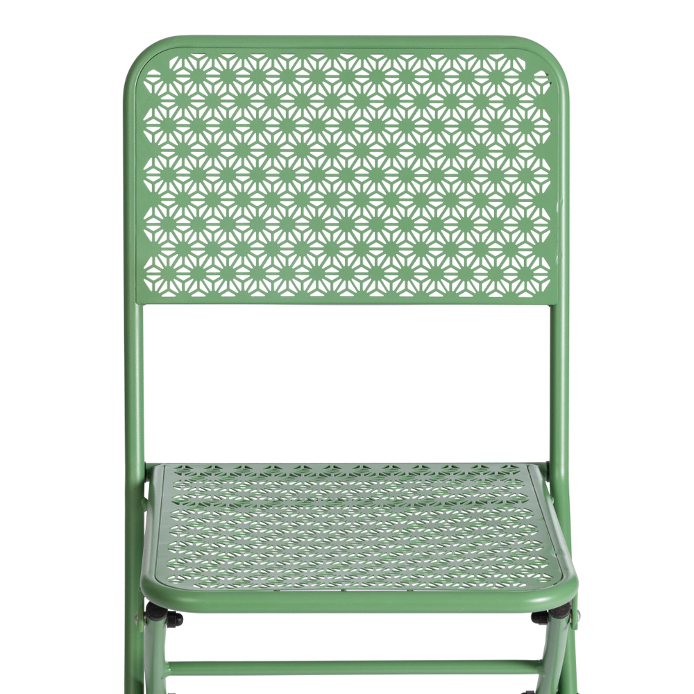 Стул Secret De Maison Villa стальной сплав, 44х42х83см, зеленый (Комплект из 2 шт.)