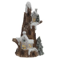 GAEM Фигурка декоративная "Домик" с подсветкой (LR44x2,прилаг) , L1, L12 W9 H20 см, 2в.