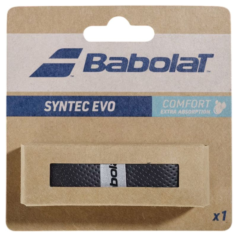 Теннисные намотки базовые Babolat Syntec Evo 1P - черный
