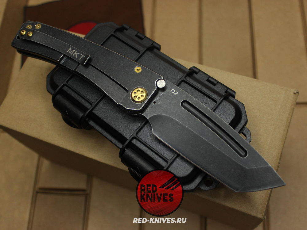 Нож Medford Knives Marauder-H Tanto - темная ркоять, темный клинок