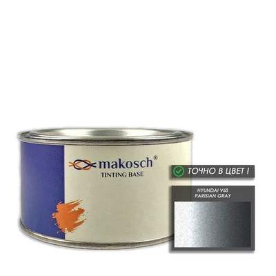 Автоэмаль makosch/HYUNDAI V6S, Базовая эмаль, серый, перламутр, 200мл.