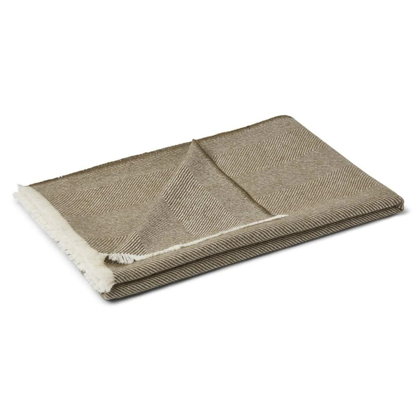 Плед Sidsley Herringbone Natures Collection 130x200 Зеленый